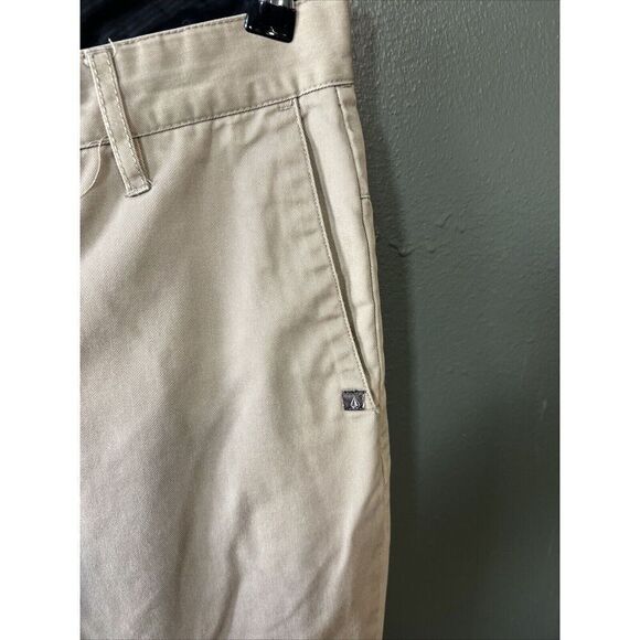 Volcom Men's Frickin Modern Stretch Chino Pant, Beige Khaki 30x30 - Picture 3 of 5